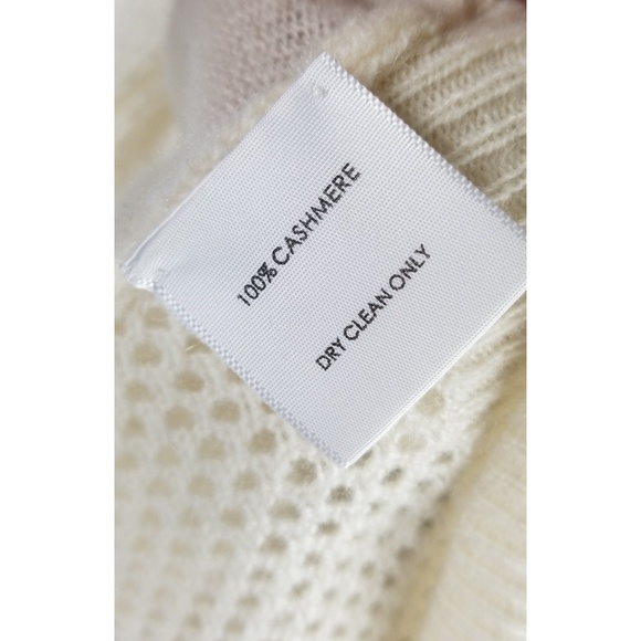💎SOLD💎 White + Warren | Ruffle Cashmere Sweater - Picture 7 of 7